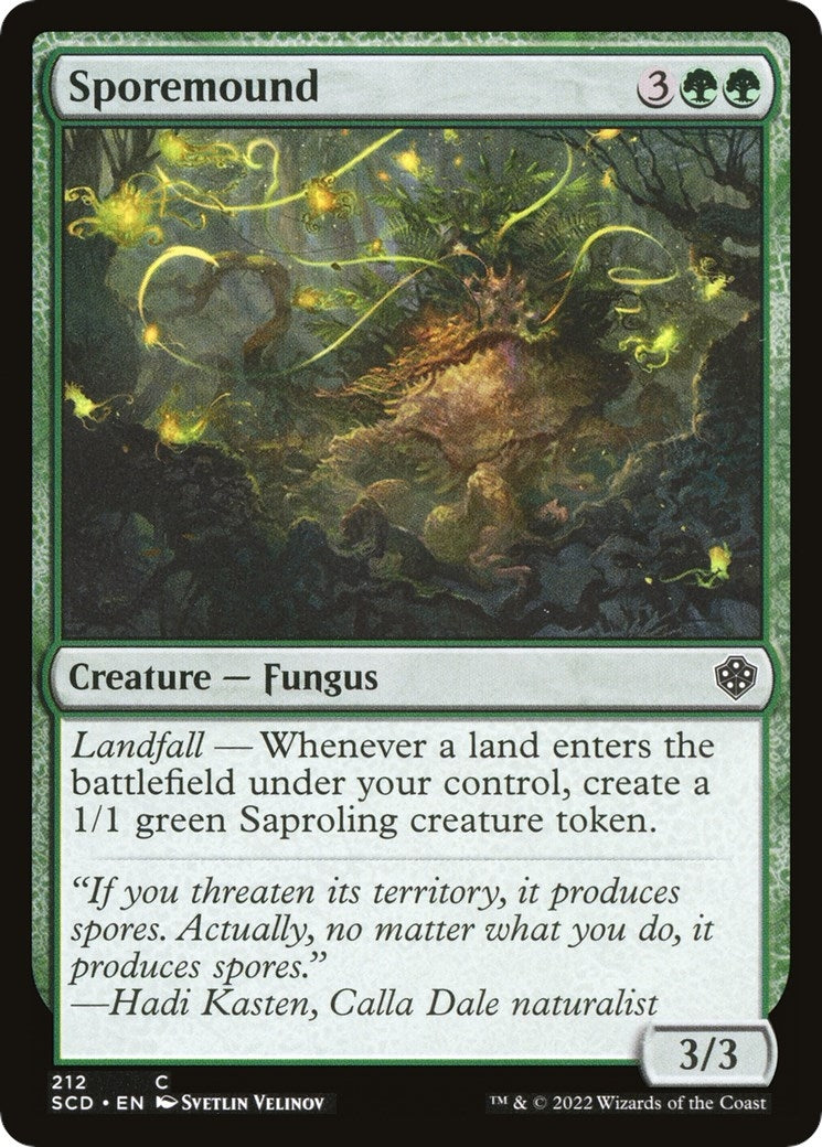 Image for Sporemound (212) (SCD) - Magic: The Gathering