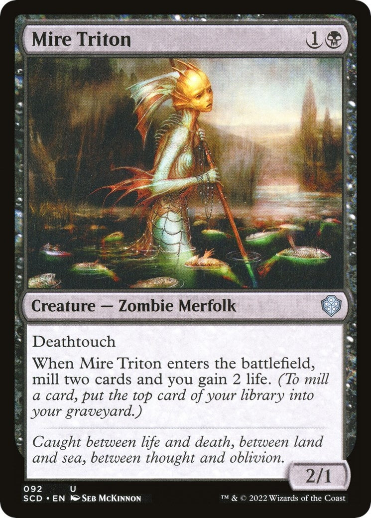 Image for Mire Triton (92) (SCD) - Magic: The Gathering