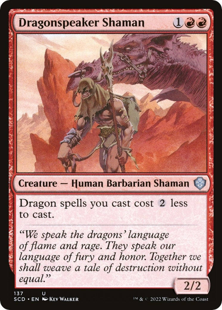 Image for Dragonspeaker Shaman (137) (SCD) - Magic: The Gathering