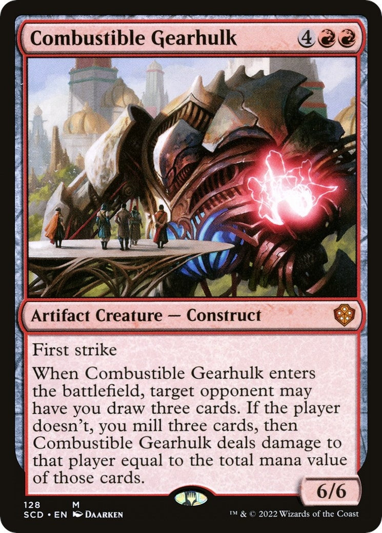 Image for Combustible Gearhulk (128) (SCD) - Magic: The Gathering