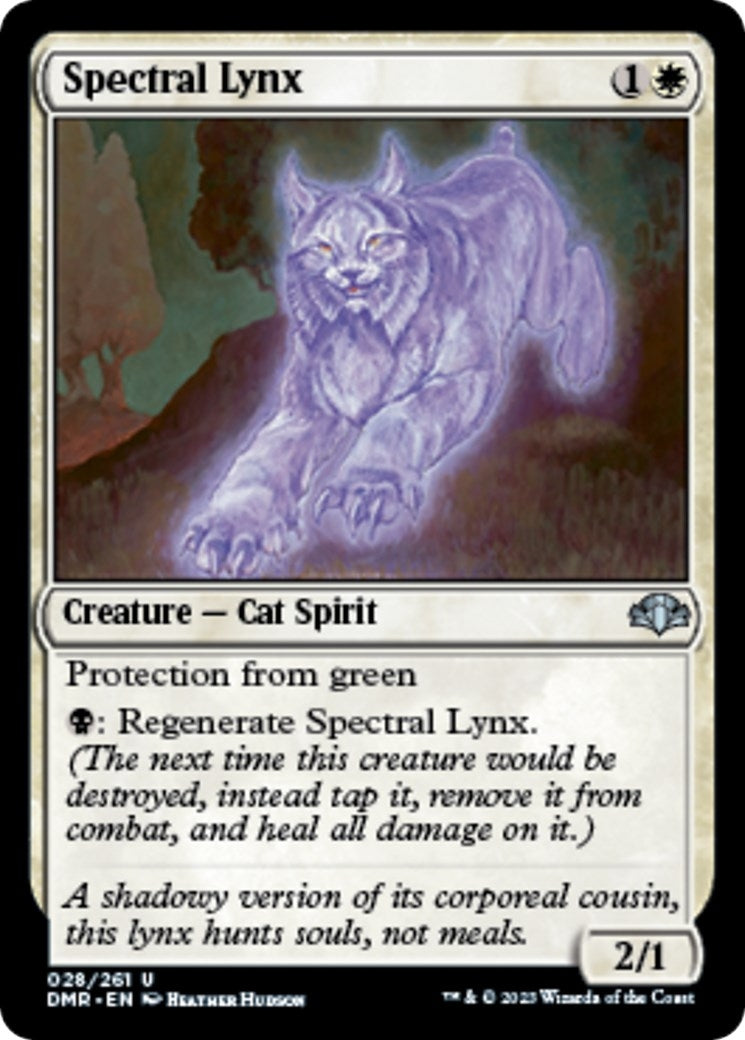 Image for Spectral Lynx (28) (DMR) - Magic: The Gathering