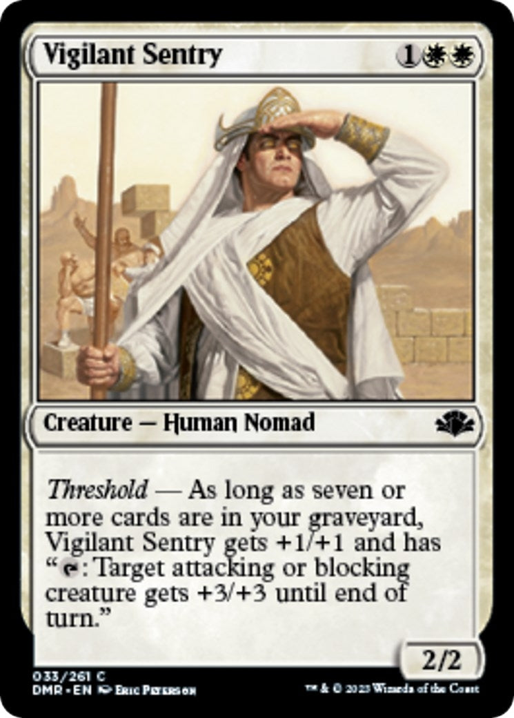 Image for Vigilant Sentry (33) (DMR) - Magic: The Gathering