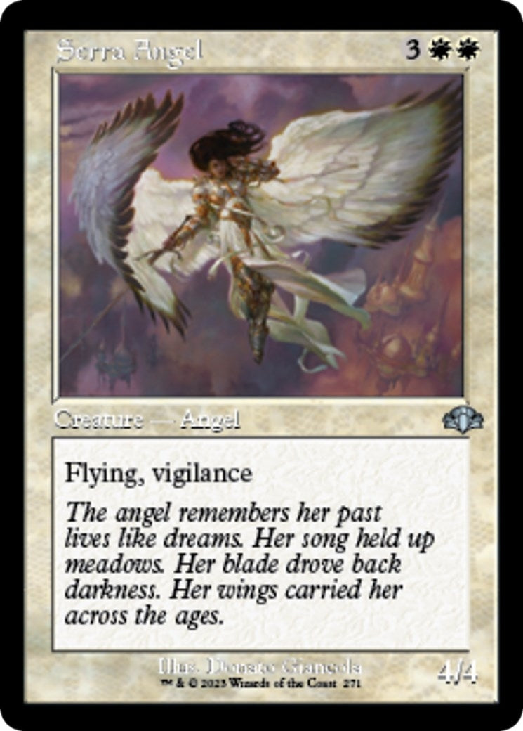 Image for Serra Angel (Retro Frame) (271) (DMR) - Magic: The Gathering