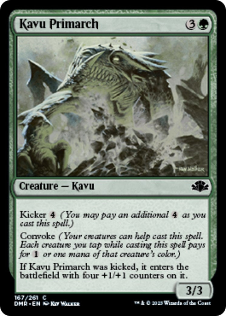 Image for Kavu Primarch (167) (DMR) - Magic: The Gathering