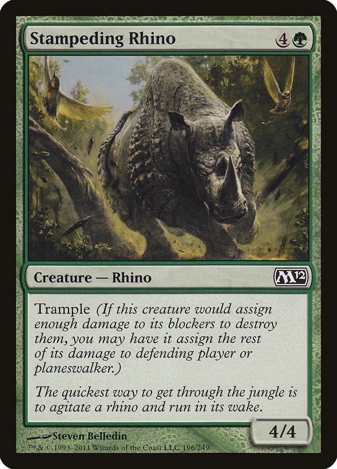 Stampeding Rhino (196) (M12)