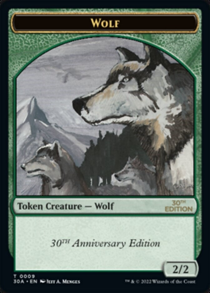Image for Wolf Token (9) (30A) - Magic: The Gathering