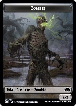 Image for Zombie // Squirrel Double-sided Token (5 // 13) (DMR) - Magic: The Gathering