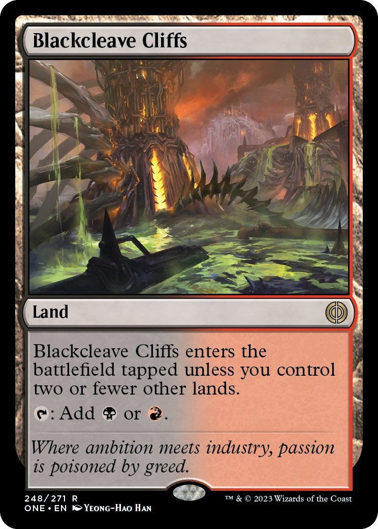 Image for Blackcleave Cliffs (248) (ONE) - Magic: The Gathering