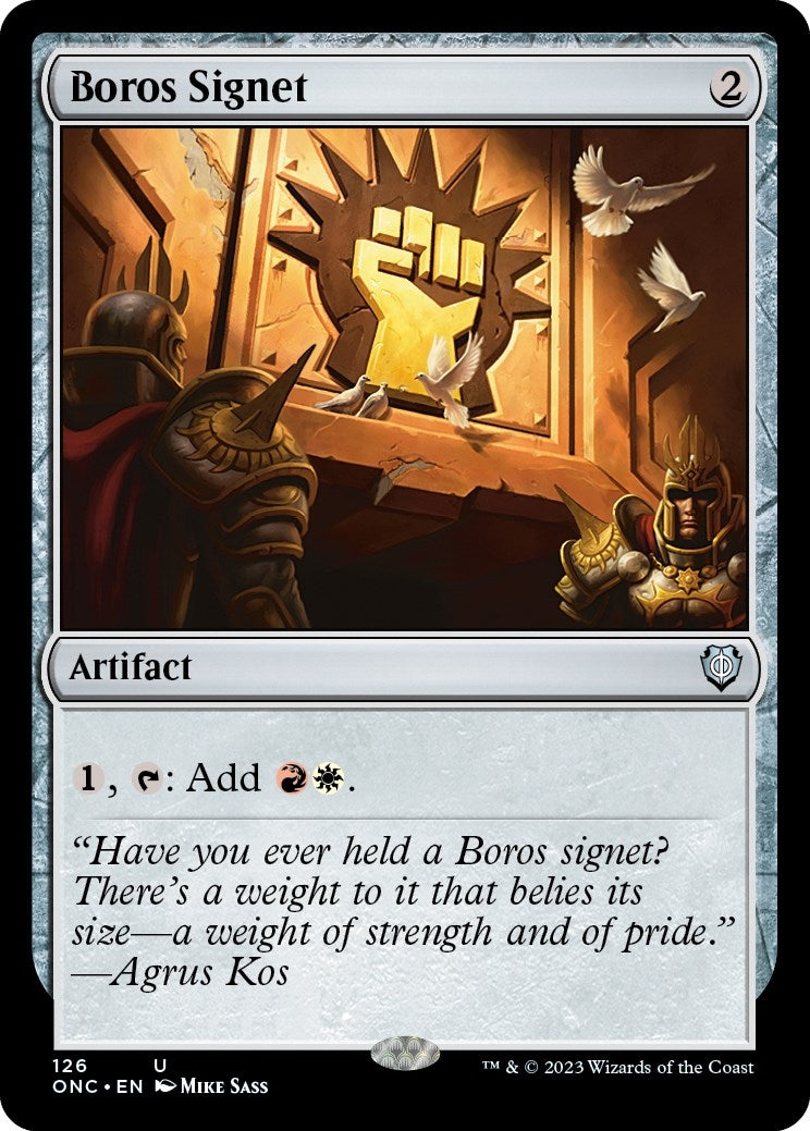 Image for Boros Signet (126) (ONC) - Magic: The Gathering