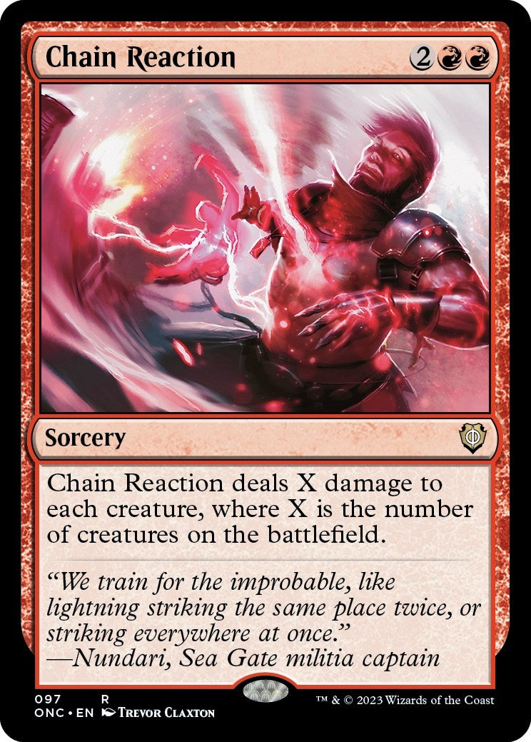 Image for Chain Reaction (97) (ONC) - Magic: The Gathering
