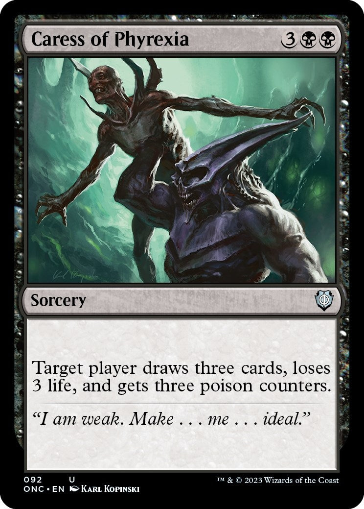 Image for Caress of Phyrexia (92) (ONC) - Magic: The Gathering