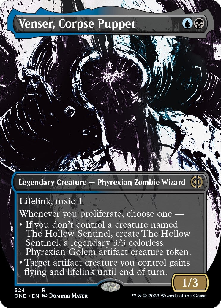 Image for Venser, Corpse Puppet (Showcase) (324) (ONE) - Magic: The Gathering