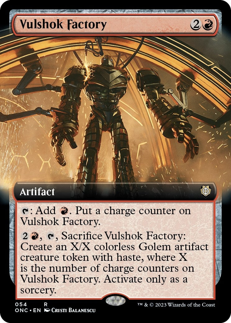 Image for Vulshok Factory (Extended Art) (54) (ONC) - Magic: The Gathering