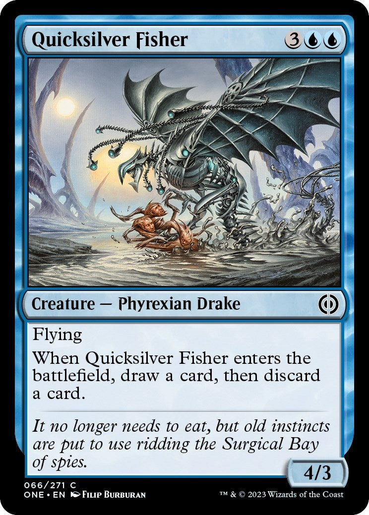 Image for Quicksilver Fisher (66) (ONE) - Magic: The Gathering
