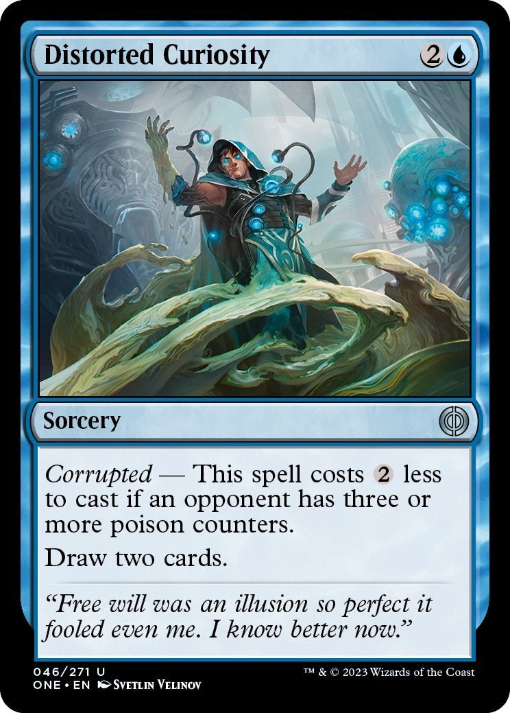 Image for Distorted Curiosity (46) (ONE) - Magic: The Gathering