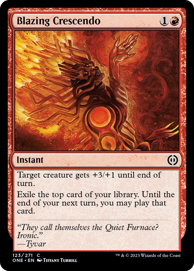 Image for Blazing Crescendo (123) (ONE) - Magic: The Gathering