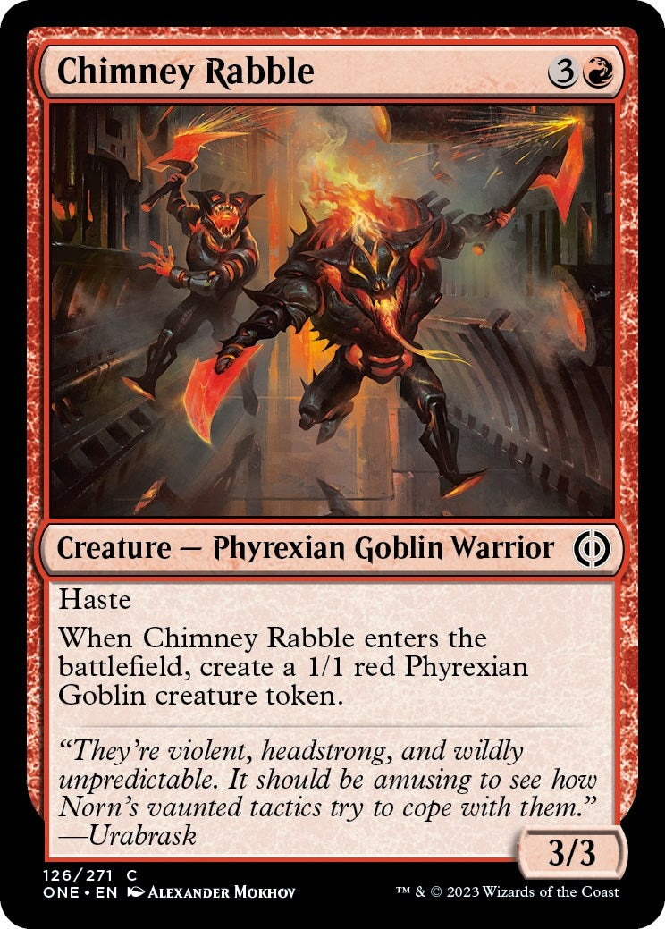 Image for Chimney Rabble (126) (ONE) - Magic: The Gathering