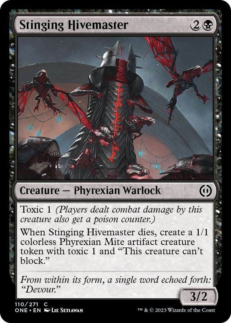 Image for Stinging Hivemaster (110) (ONE) - Magic: The Gathering