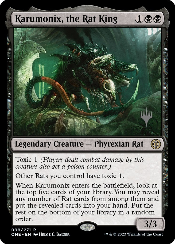 Image for Karumonix, the Rat King (98) (PPONE) - Magic: The Gathering