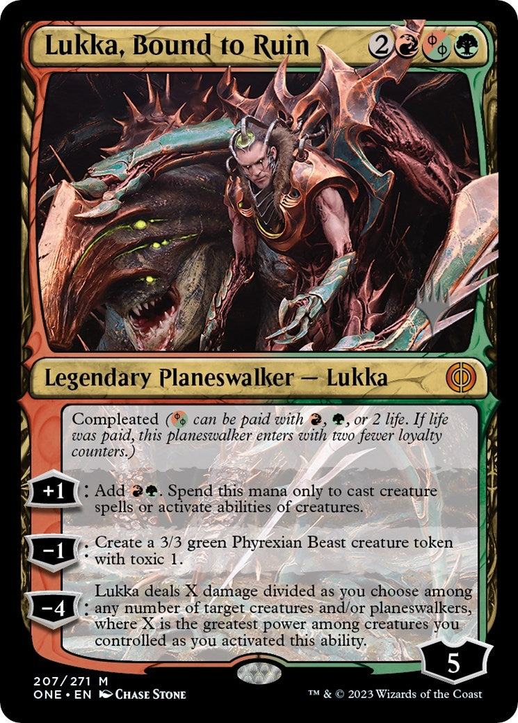 Image for Lukka, Bound to Ruin (207) (PPONE) - Magic: The Gathering