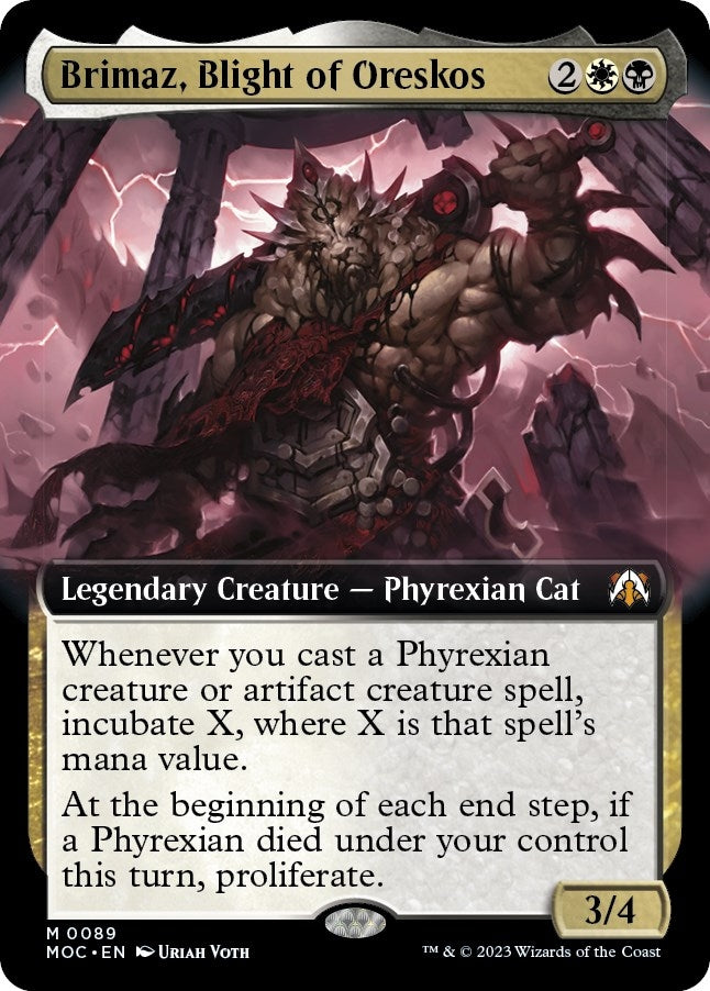 Image for Brimaz, Blight of Oreskos (Extended Art) (89) (MOC) - Magic: The Gathering
