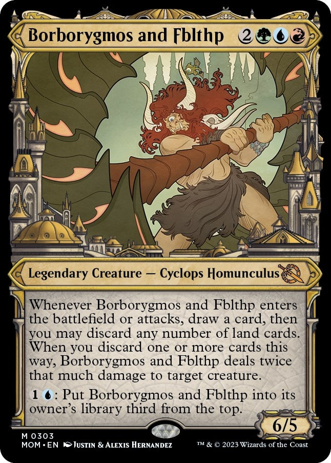 Image for Borborygmos and Fblthp (Showcase) (303) (MOM) - Magic: The Gathering