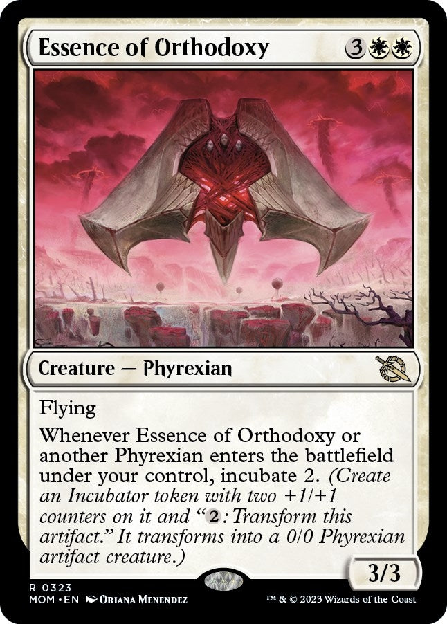 Image for Essence of Orthodoxy (323) (MOM) - Magic: The Gathering