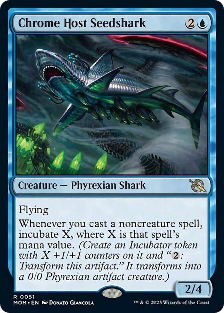 Image for Chrome Host Seedshark (51) (MOM) - Magic: The Gathering