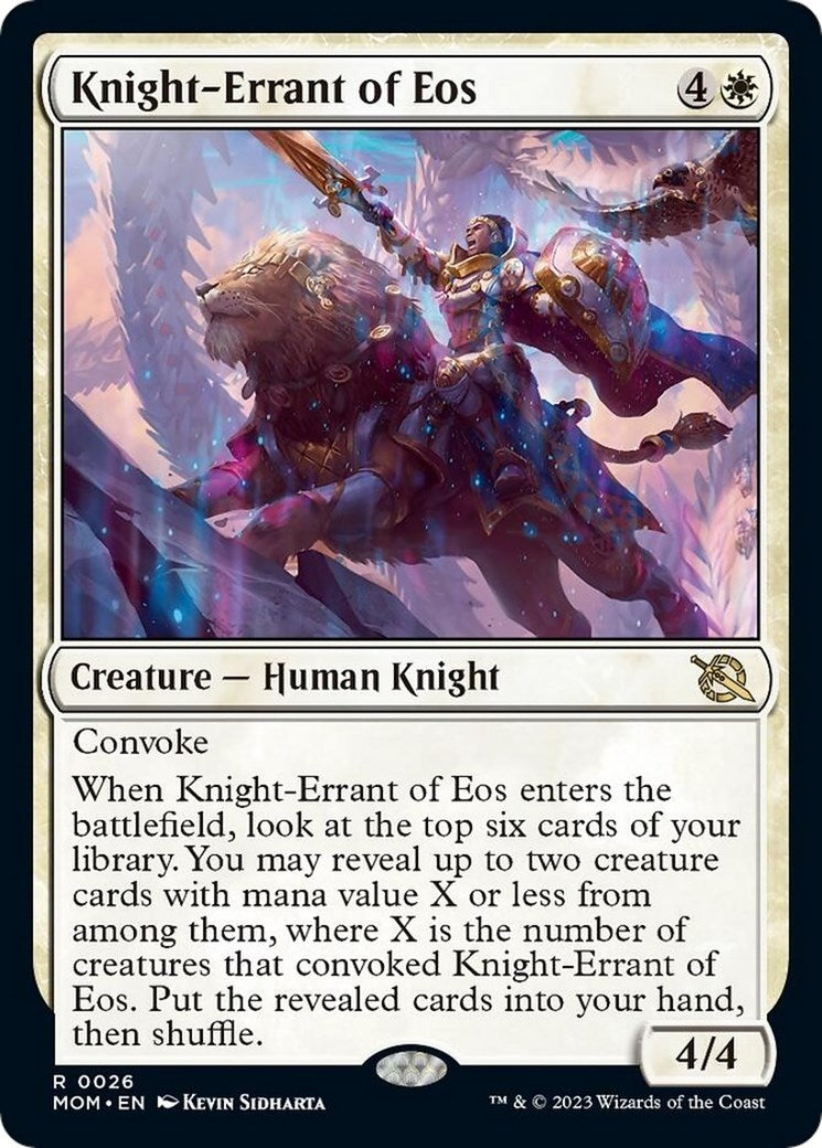 Image for Knight-Errant of Eos (26) (MOM) - Magic: The Gathering