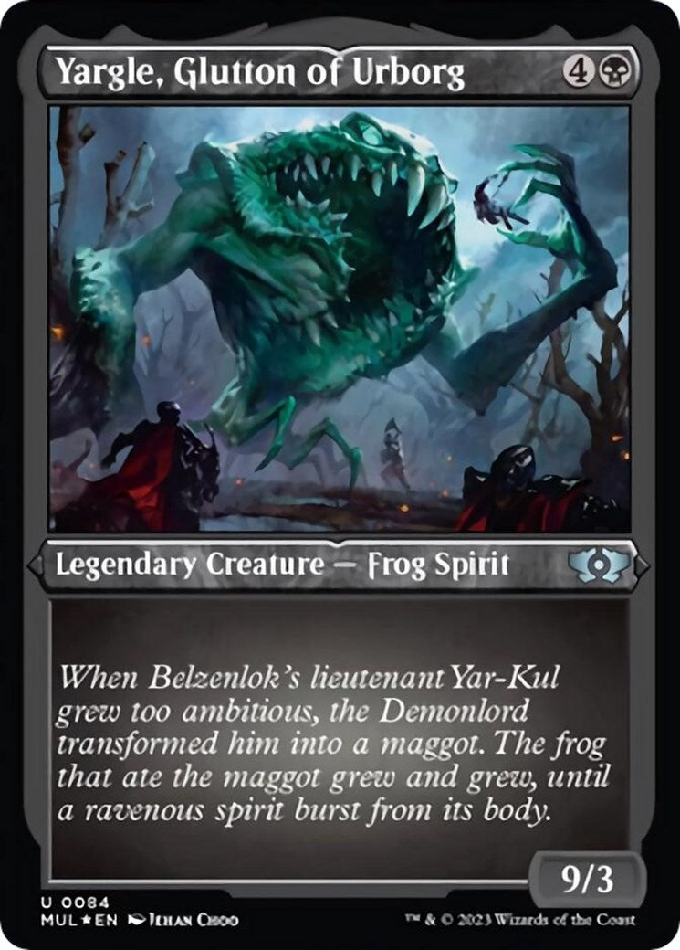 Yargle, Glutton of Urborg (Foil Etched) (84) (MUL) Japanese