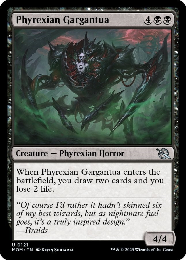 Image for Phyrexian Gargantua (121) (MOM) - Magic: The Gathering