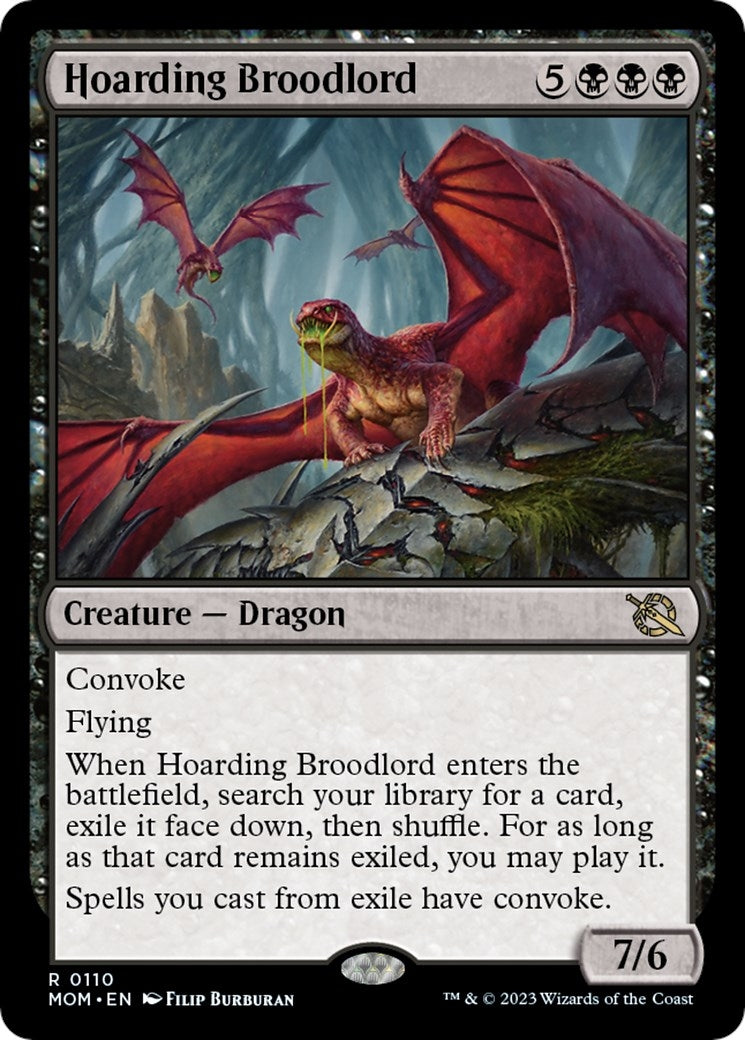 Image for Hoarding Broodlord (110) (MOM) - Magic: The Gathering
