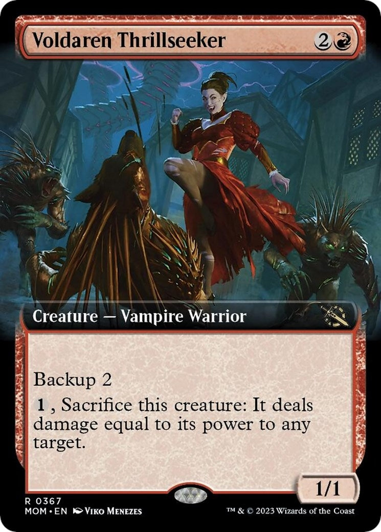 Image for Voldaren Thrillseeker (Extended Art) (367) (MOM) - Magic: The Gathering