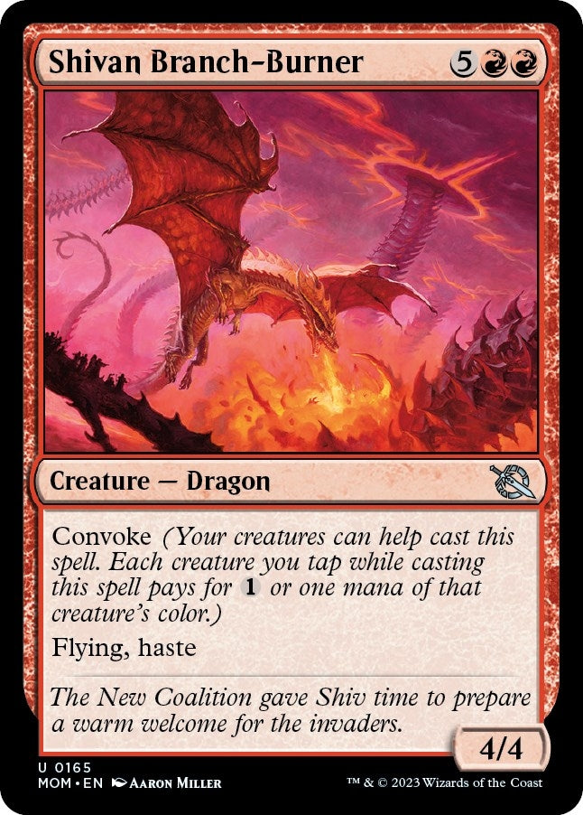 Image for Shivan Branch-Burner (165) (MOM) - Magic: The Gathering