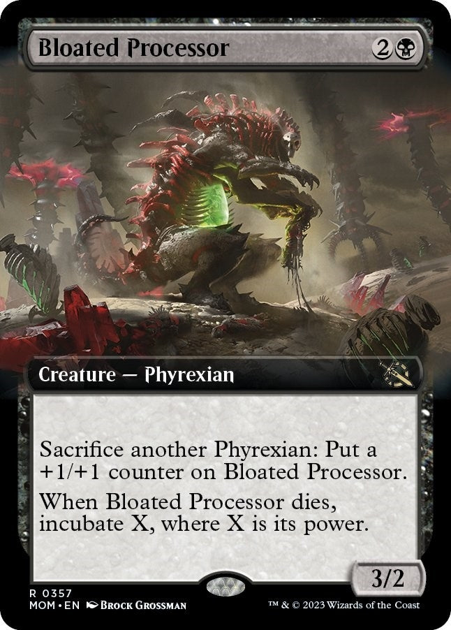 Image for Bloated Processor (Extended Art) (357) (MOM) - Magic: The Gathering
