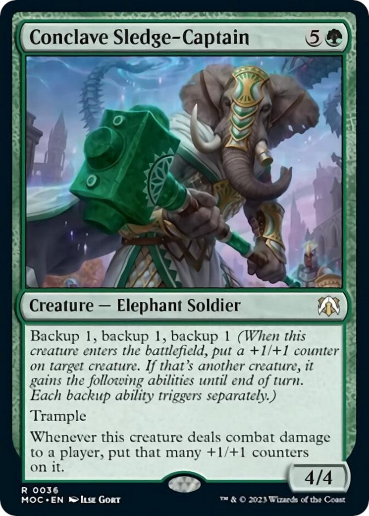 Image for Conclave Sledge-Captain (36) (MOC) - Magic: The Gathering