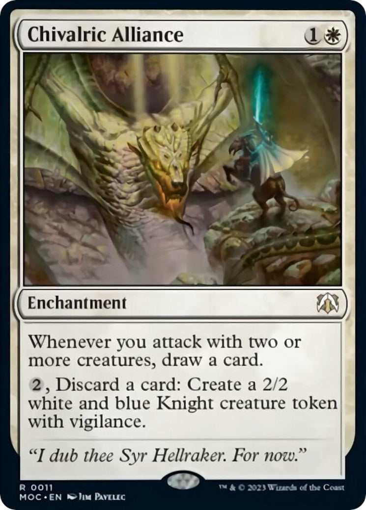Image for Chivalric Alliance (11) (MOC) - Magic: The Gathering