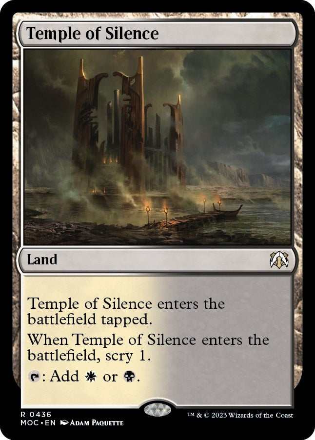 Image for Temple of Silence (436) (MOC) - Magic: The Gathering