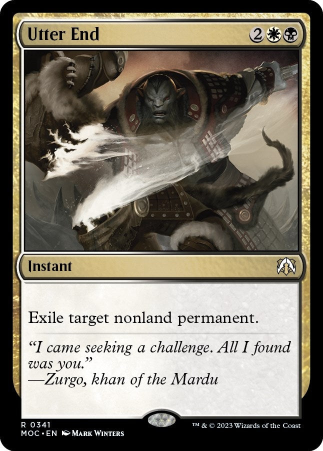Image for Utter End (341) (MOC) - Magic: The Gathering
