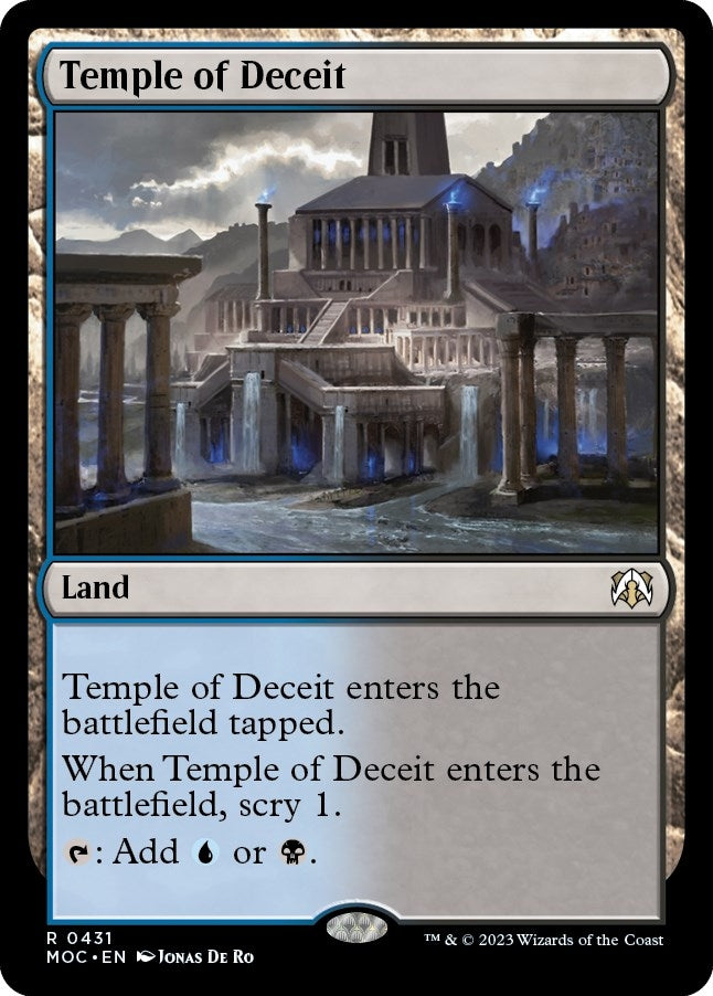 Image for Temple of Deceit (431) (MOC) - Magic: The Gathering