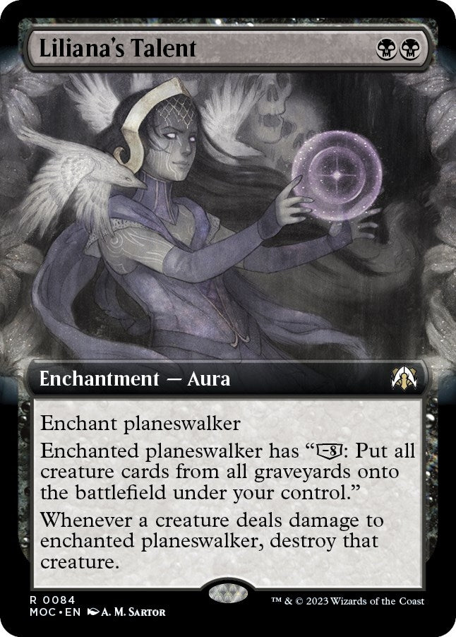 Image for Liliana's Talent (Extended Art) (84) (MOC) - Magic: The Gathering