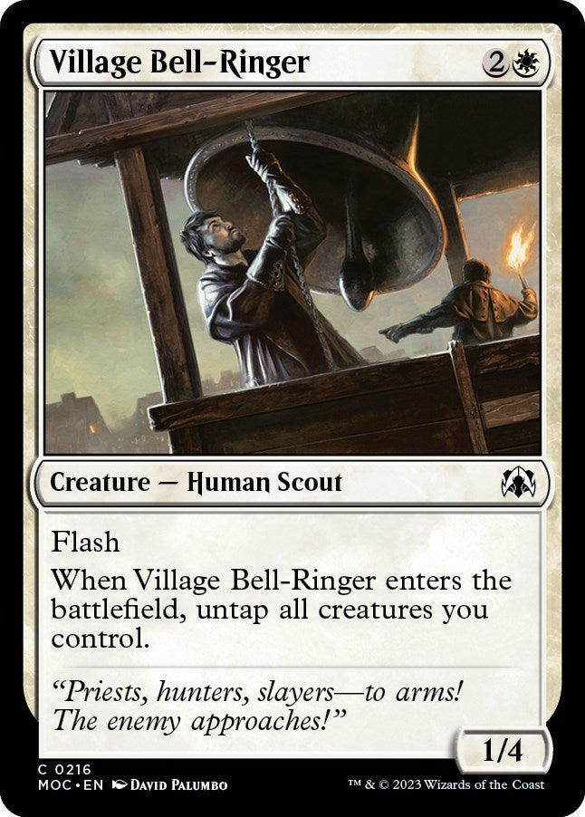 Image for Village Bell-Ringer (216) (MOC) - Magic: The Gathering