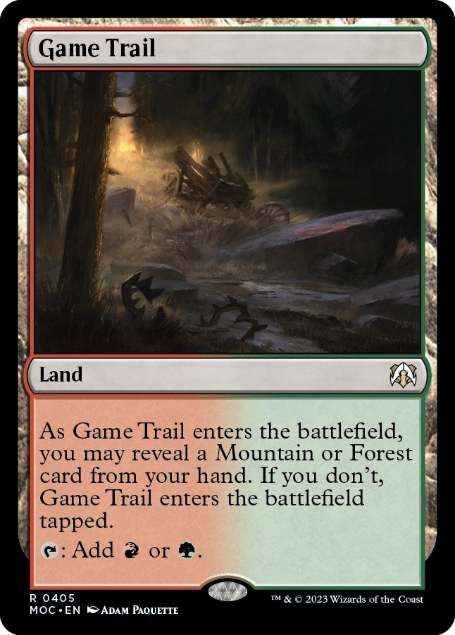 Image for Game Trail (405) (MOC) - Magic: The Gathering