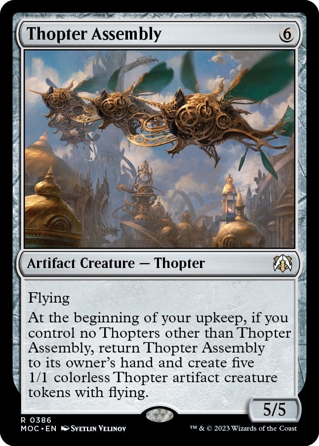 Image for Thopter Assembly (386) (MOC) - Magic: The Gathering