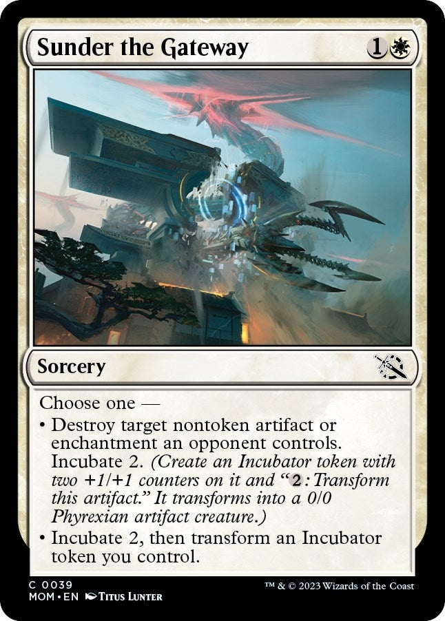 Image for Sunder the Gateway (39) (MOM) - Magic: The Gathering
