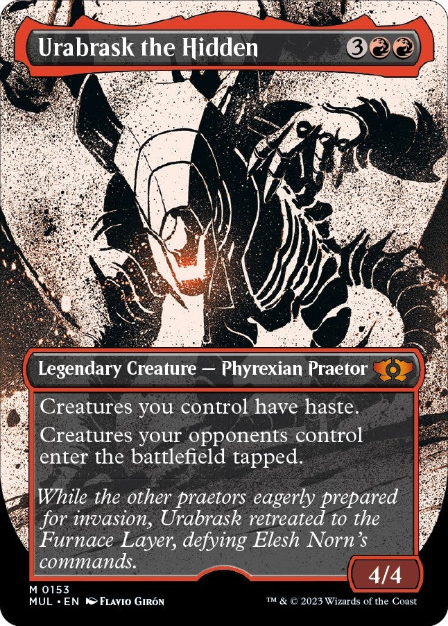 Image for Urabrask the Hidden (Halo Foil) (153) (MUL) - Magic: The Gathering