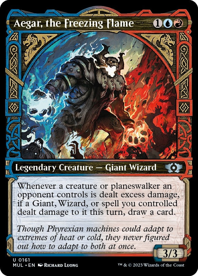 Image for Aegar, the Freezing Flame (Halo Foil) (161) (MUL) - Magic: The Gathering