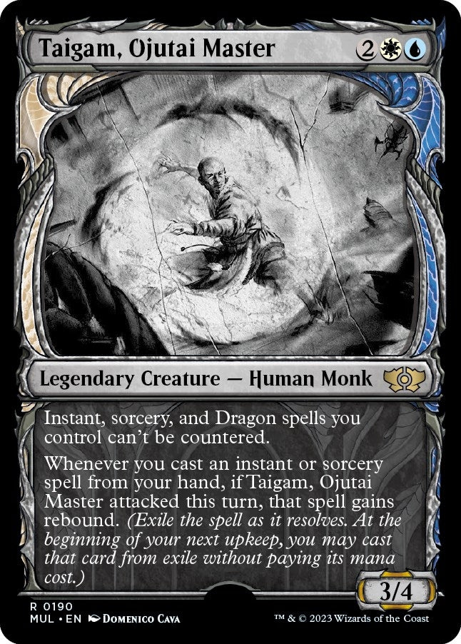 Image for Taigam, Ojutai Master (Halo Foil) (190) (MUL) - Magic: The Gathering