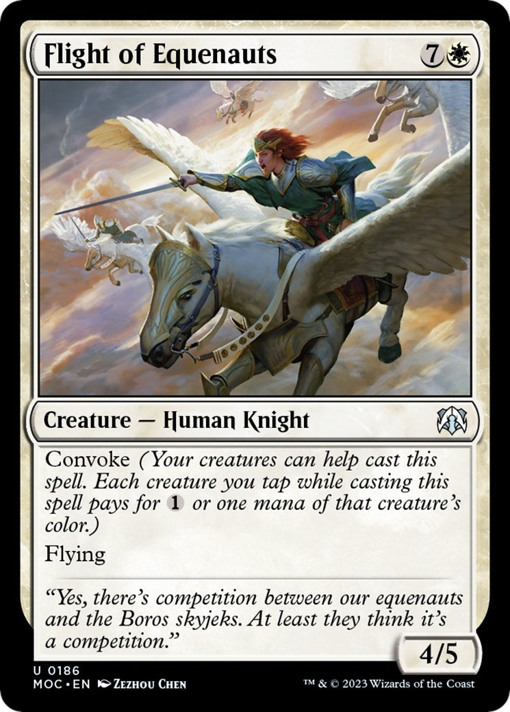 Image for Flight of Equenauts (186) (MOC) - Magic: The Gathering
