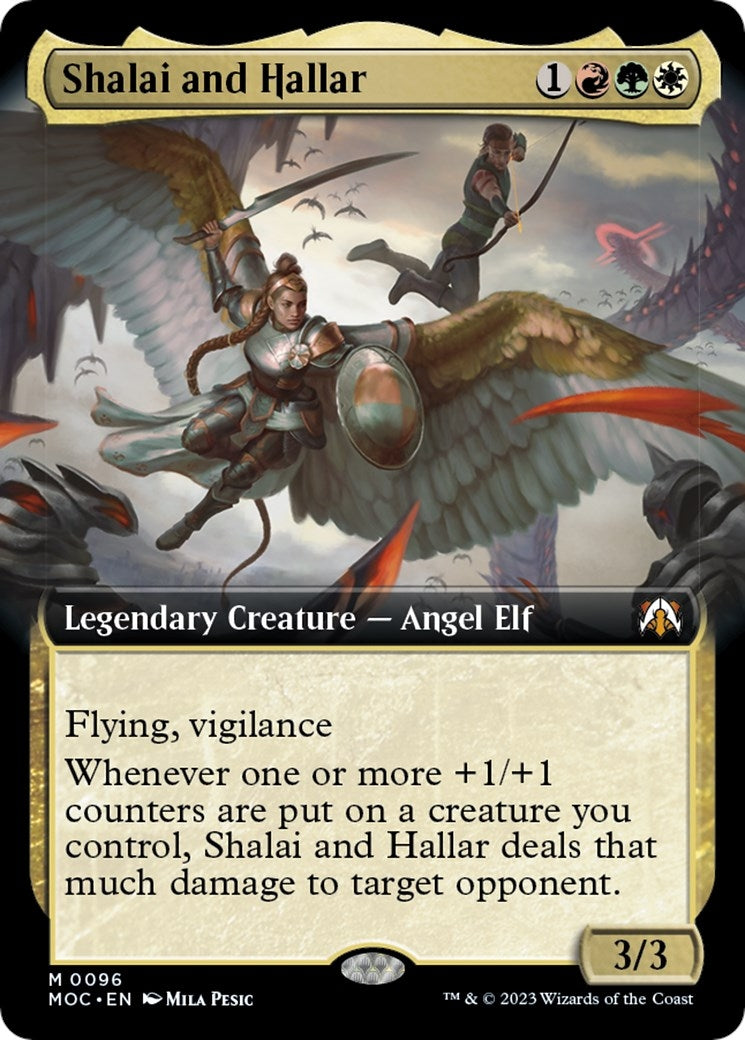 Image for Shalai and Hallar (Extended Art) (96) (MOC) - Magic: The Gathering